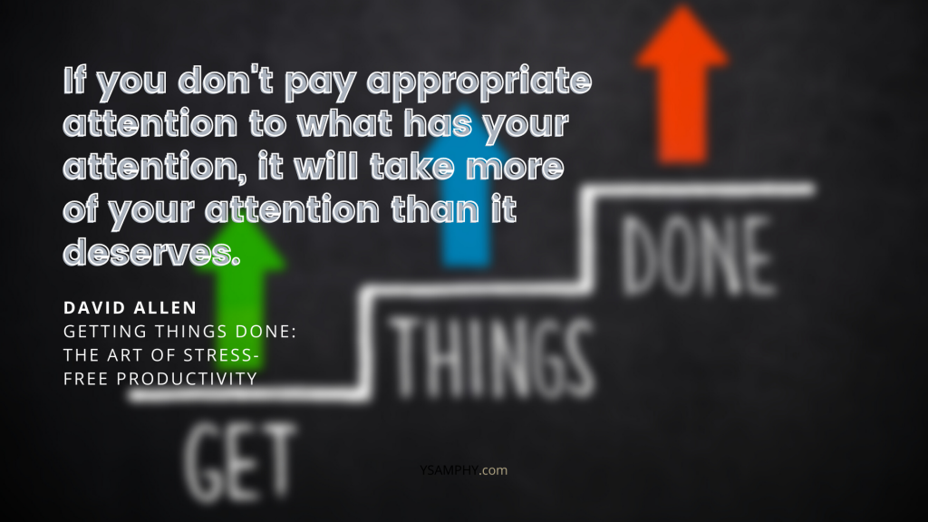 Summary Of Getting Things Done 1 GTD quote