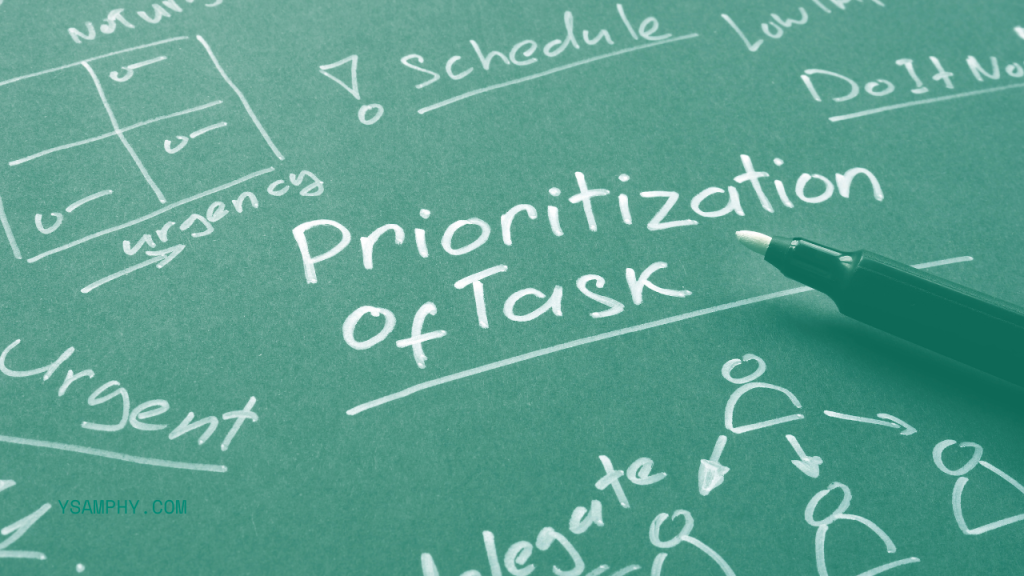 prioritization of task