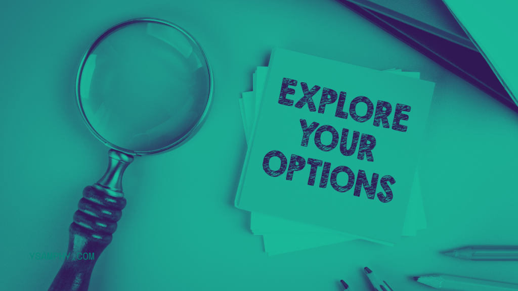 explore options