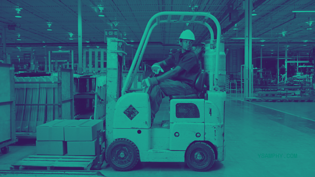 6 Signs Your Business Or Facility Requires Vna Forklift Trucks 1 man driving a forklift truck