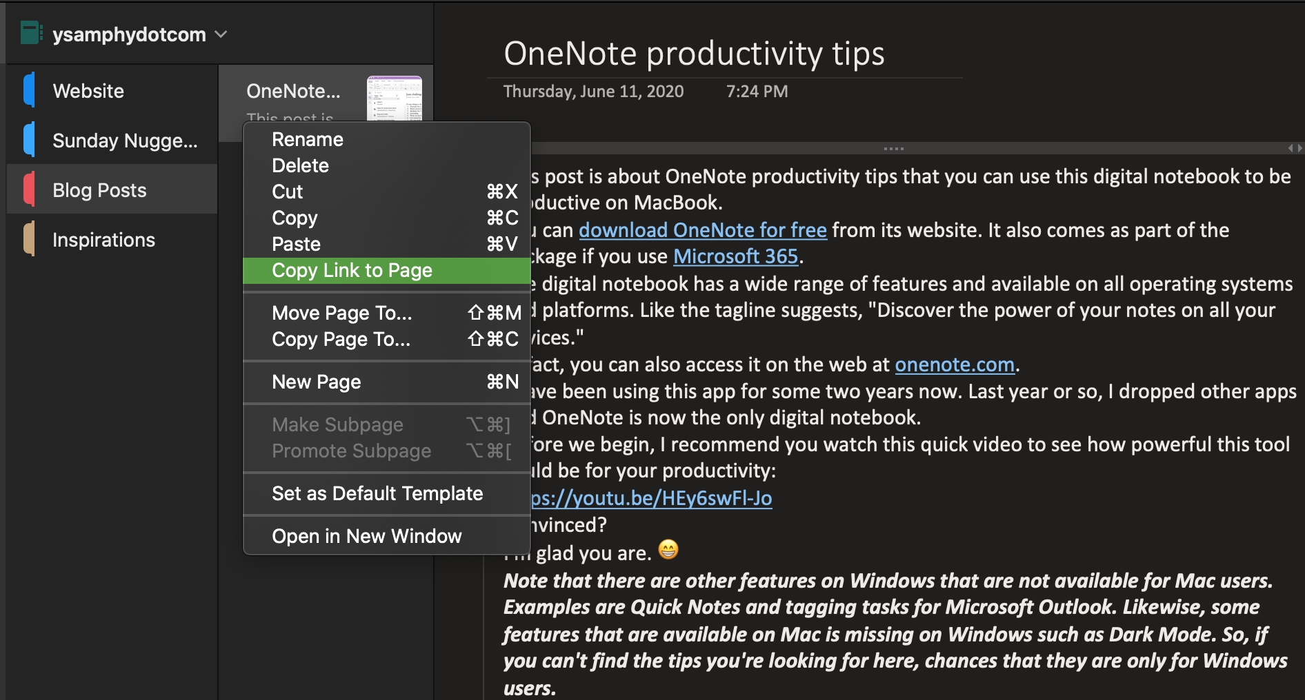 How to Use Wiki Linking in OneNote 