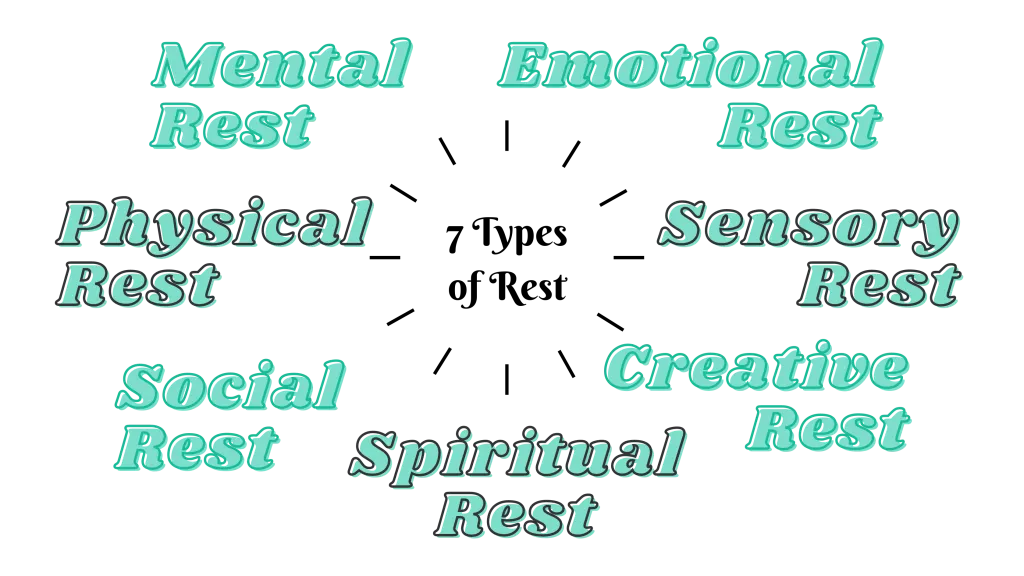 7 types of rest by Dr. Sundra Dalton-Smith