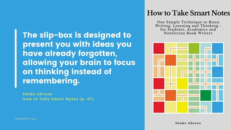 How To Take Smart Notes Book Summary How To Take Smart Notes Book Summary