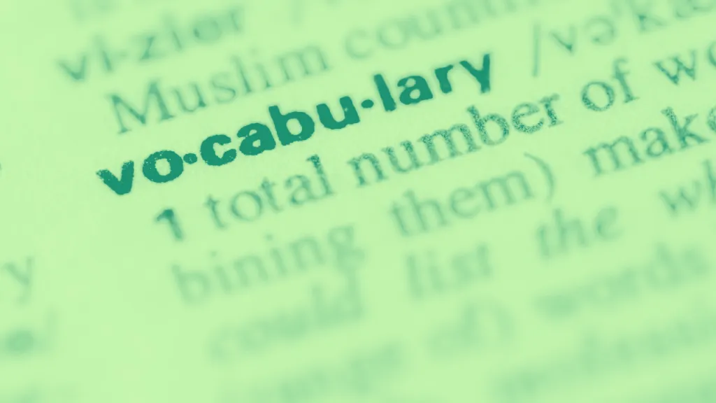 vocabulary dictionary